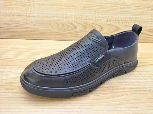 夏季新款豪行牛皮休闲男鞋13238291年轻冲孔透气板鞋凉鞋 商品图1