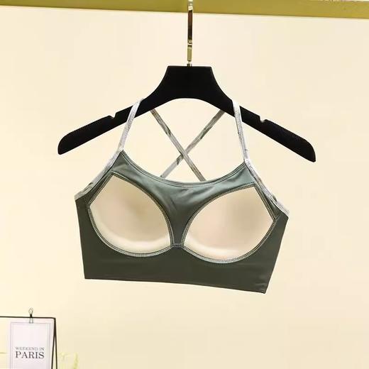 跃牌【洛水之神系列】国风爆款健身跑步瑜伽背心挂脖运动内衣高强度瑜伽上衣背心754 商品图4