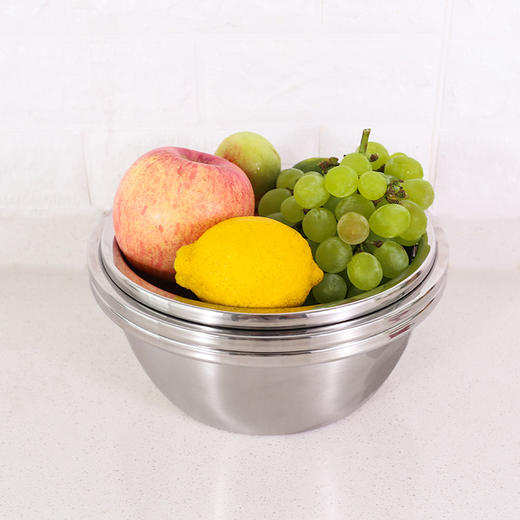 康巴赫不锈钢盆三件套KOU3A【分仓直发，72小时发货，周末节假日不发货】 商品图5