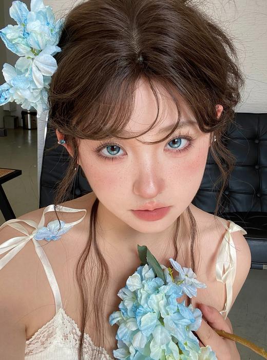 Clairecolor日抛  薄荷曼巴 绿/海域冰川 蓝 14.5mm 日抛无售后！！ 商品图3