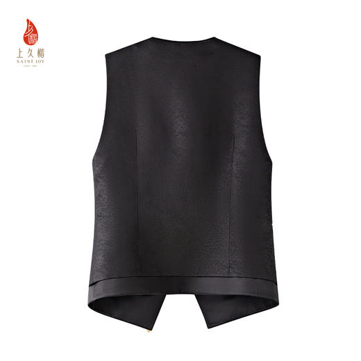 SAINTJOY/上久楷 女式宋锦马甲 中式上衣 中国风 复古 秋园蛱蝶图 CY1045201021 商品图1