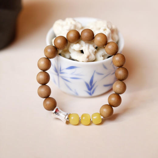 【青山特惠】10mm 15颗老山檀香 原创【佑月】手串y10 商品图5