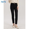 NUTS夏季新品黑色时尚显瘦气质水洗牛仔长裤4351101A1 商品缩略图0