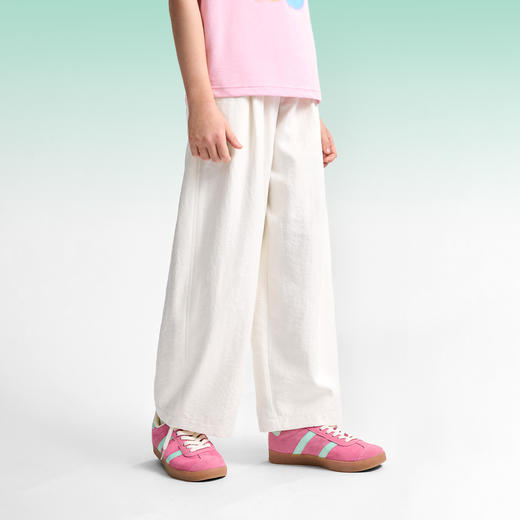 【热卖🔥🔥】【垂感直筒阔腿裤】女童全腰单裤夏季新款安奈儿童装小程序专享EG526212 商品图2