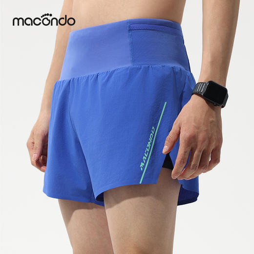 马孔多男子4英寸短裤 腰部科技夹芯层 速干 凉感 抗菌 三口袋 防汗后兜 商品图1