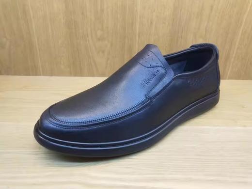 春季新款豪行休闲男鞋12151062舒适真皮平底耐磨套脚单鞋 商品图0