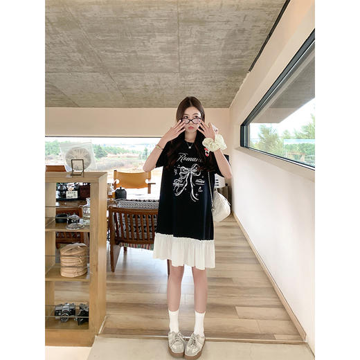 【149元任选2件】现货秒杀！卖完下架不再补 ！微信粉丝打折价！！下摆花边连衣裙 商品图1