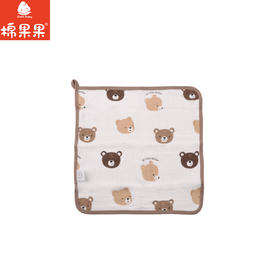 棉果果夏季男童女童纯棉纱布防蚊5A抗菌纱布方巾（30*30cm）M205511200084