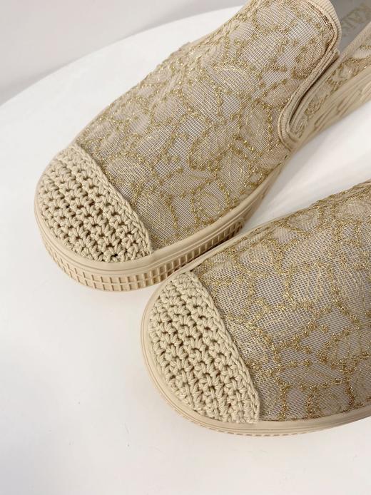 年后发！一脚蹬/半拖可选~【意大利凯撒KAISER小香风刺绣网纱一脚蹬渔夫鞋】超级软！脚感超舒服！舒适透气的蕾丝网纱面，包容性好显脚小❗裸穿软弹无压力 商品图7