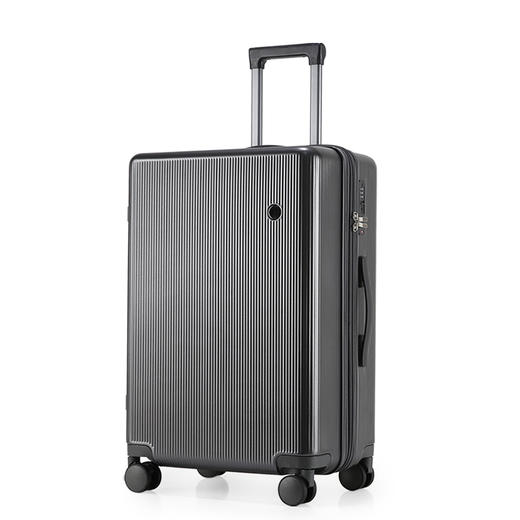 时尚轻便可扩展拉杆箱PC行李箱简约拉链登机箱万向轮手机支架挂钩 商品图1