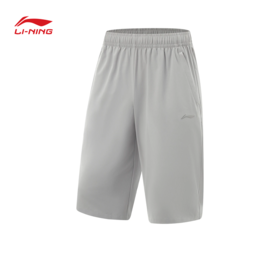 【XL断码】李宁健身系列男子直筒排湿速干七分运动裤AKQV005【库存有限，如无货将做退款，介意慎拍！】