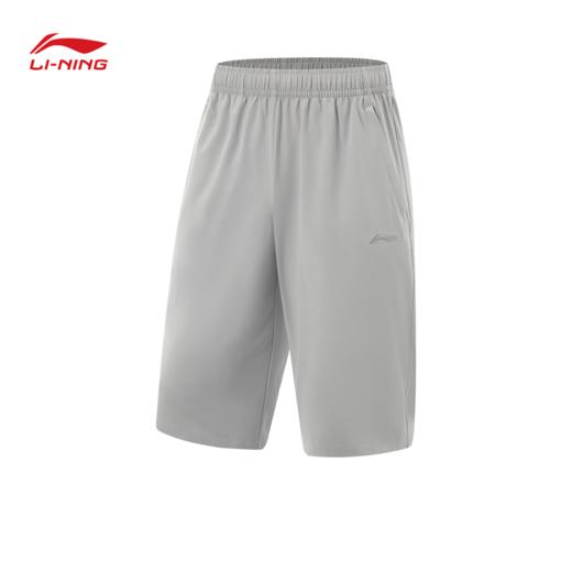 【XL断码】李宁健身系列男子直筒排湿速干七分运动裤AKQV005【库存有限，如无货将做退款，介意慎拍！】 商品图0