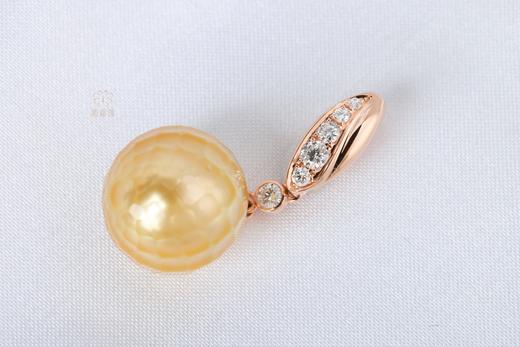 【星耀】刻面金珠挂坠 ZZ12502052 商品图4