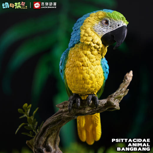 蓝黄鹦鹉&绯红鹦鹉  啥鸟系列② 模型摆件 金刚鹦鹉鸟类周边 ★动物帮帮 官方正品【48小时发货】 商品图4