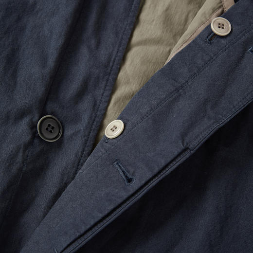 ROMI STUDIO“温柔有度”100%长绒棉砂洗内胆可拆卸外套RW24WWD0329 商品图3