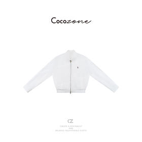 COCO ZONE 刘一一  运功风长袖翻领双头拉链外套CD2A0267