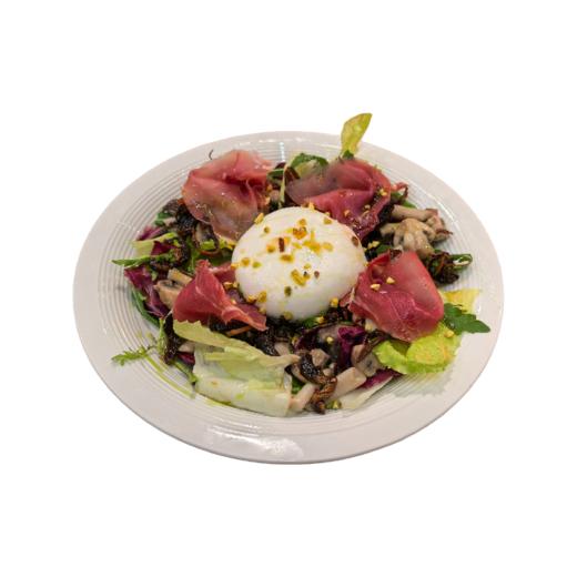 鸡枞菌菇火腿布拉塔沙拉 商品图0