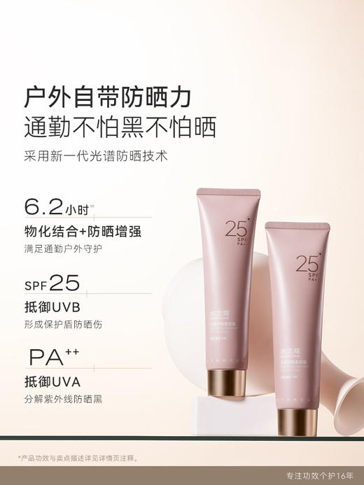 【绮】水之蔻光感防晒素颜霜 SPF25PA++ 商品图3