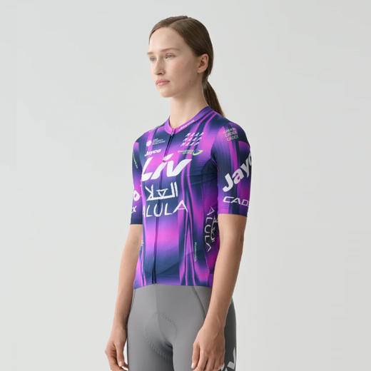 MAAP X GreenEDGE 女士 Pro AIr Jersey 车队版 紫墨色 短袖骑行服 商品图0