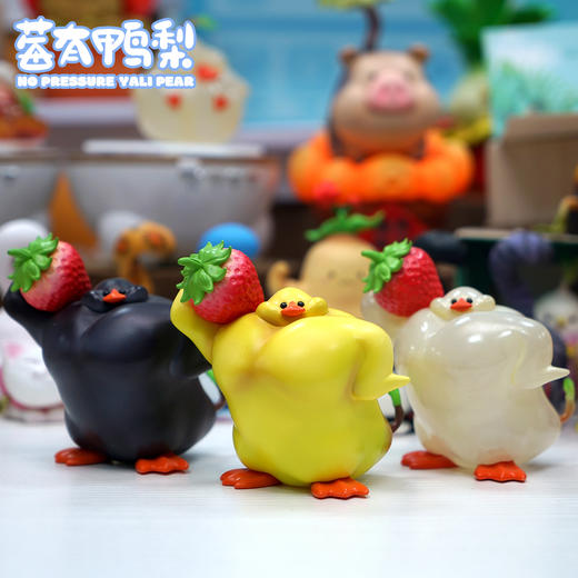 莓鸭梨 模型手办 “没压力”谐音梗潮玩 ★动物帮帮农场 官方正品【48小时发货】 商品图2