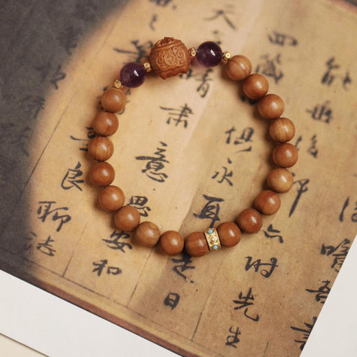 【青山特惠】8mm 18颗 老山檀香 原创【聚宝盆】手串 y17 商品图5