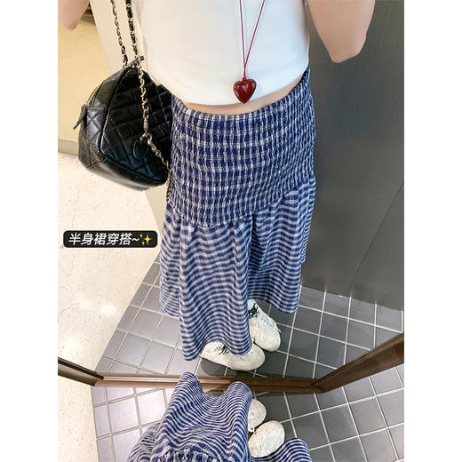 【149元任选2件】最后一波！两穿格子抹胸吊带连衣裙 商品图6