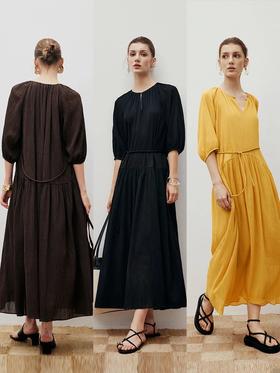 LPIUTY品牌直发！天丝木纹水波连衣裙 C12TJ-99903