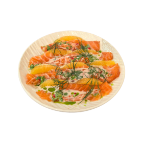 椰浆醋渍三文鱼沙拉（kinilaw）