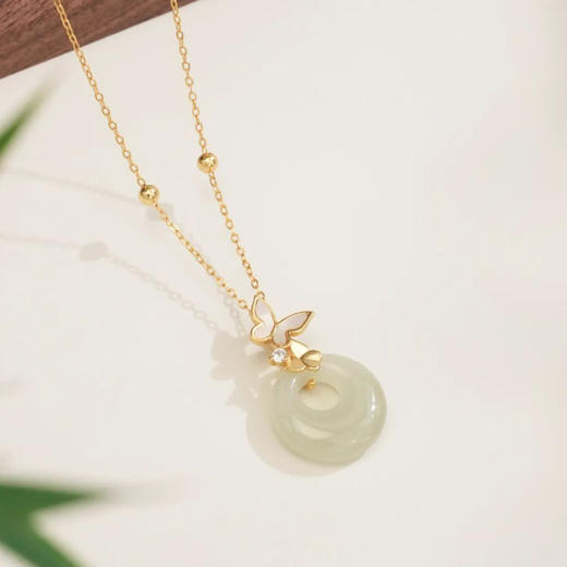 「春和景明」新中式和田玉首饰 | 将春意盎然的景致，融入和田玉饰品之中【3-7天发货】 商品图5