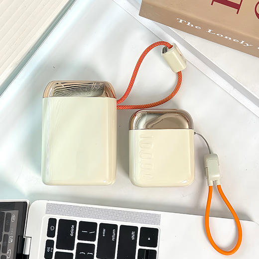 i-mu幻响S5/S16S17小宝/大宝移动电源22.5w快充充电宝10000mAh/20000mAh充电聚合物电芯白色轻薄便携大容量液晶显示适用于小米苹果 商品图14