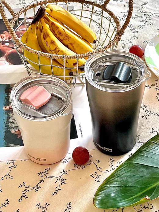 9楼母婴生活馆 龙士达星瑞不锈钢随手咖啡杯360mL/500mL 吊牌价：79~99元 活动价：49~69元 商品图3