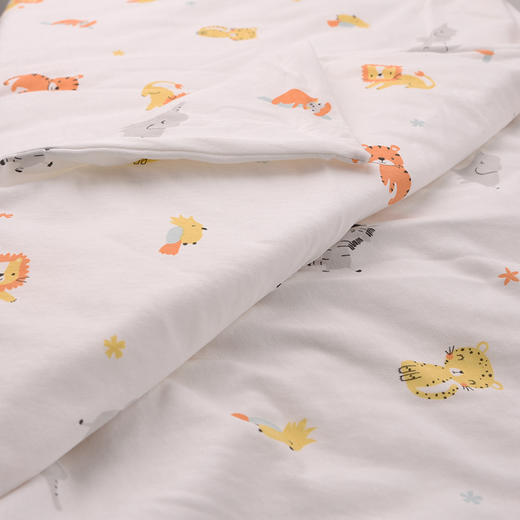 棉果果夏季男童女童被子盖被双面凉感防蚊5A抗菌夏凉被（120*150cm）M205551400068（自带礼盒） 商品图2