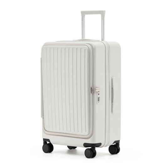 前开口/侧开口可扩展大容量行李箱登机箱时尚挂钩万向轮拉链行李箱USB充电 商品图5