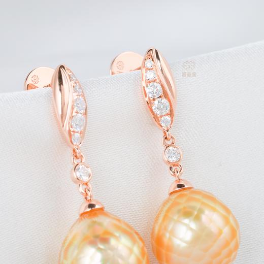 【星耀】刻面金珠耳坠 ZZ12502051 商品图4