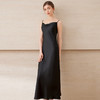 EITIE爱特爱法式优雅高腰及踝黑色小荡领百搭吊带裙2025夏季新款B2507666 商品缩略图1