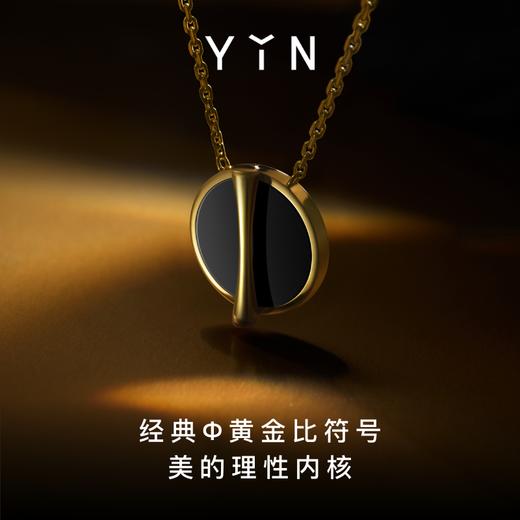 「因」系列 黄金比黑玛瑙项链 商品图6