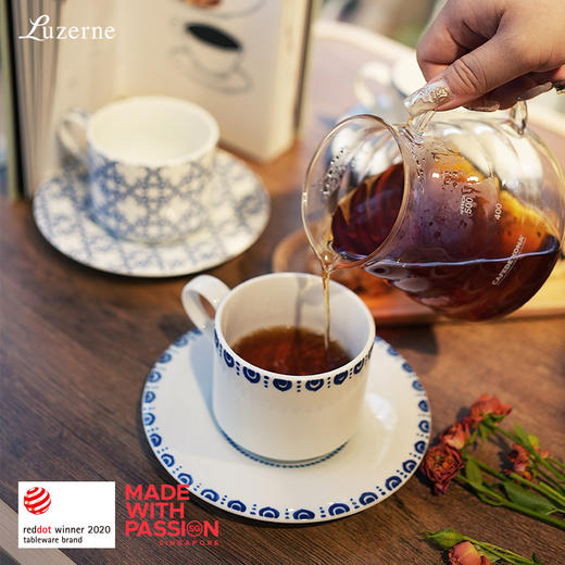 Luzerne 陆升爱意蓝咖啡杯套装（3色可选）-礼盒装 商品图3