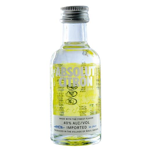 绝对 伏特加（柠檬味）40%vol  50ml 商品图0