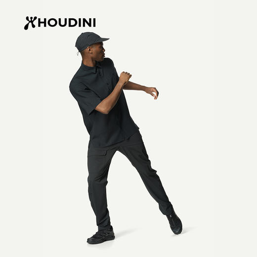 HOUDINI胡丁尼Tree Shortsleeve树男户外凉感莱赛尔天丝衬衫短袖 860051 商品图5