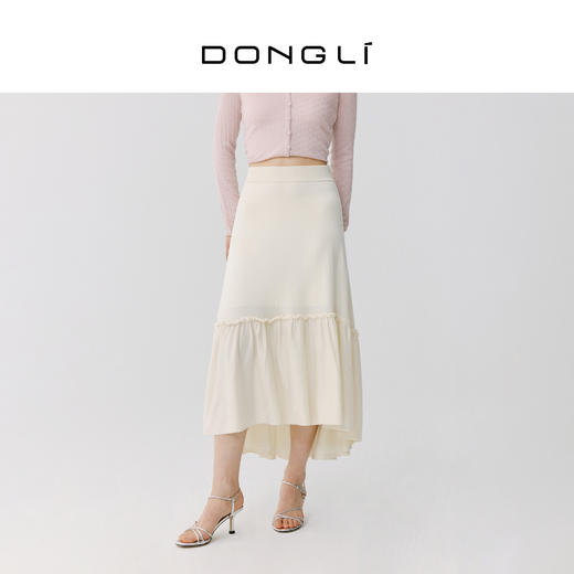 东黎 • 丝绒女士春夏气质舒适高腰显瘦半裙 3082 商品图4