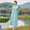 FLZD-6202新中式刺绣天丝提花2025年夏季新款国风女装高级感改良旗袍连衣裙 商品缩略图0