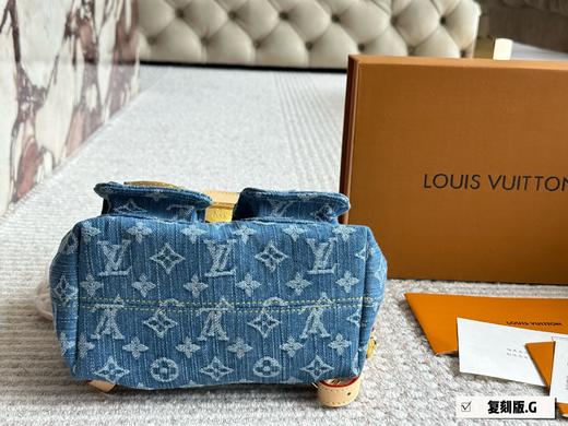 点此购买 LV经典重塑团老花牛仔双肩包 sj 315017 商品图5