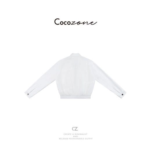 COCO ZONE 刘一一  运功风长袖翻领双头拉链外套CD2A0267 商品图1