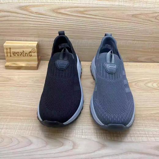 豪行2024年夏季新品时尚潮流飞织健步男单爸爸鞋14200922 商品图2