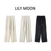 LILY MOON春夏莫代尔铜氨丝垂感阔腿裤LM1203 商品缩略图0