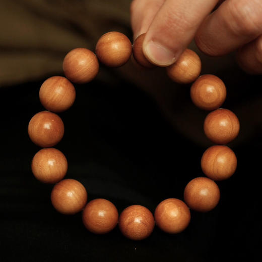 【青山特惠】1.5*15颗沉水印度迈索尔正区红肉老山檀手串 L5 商品图5