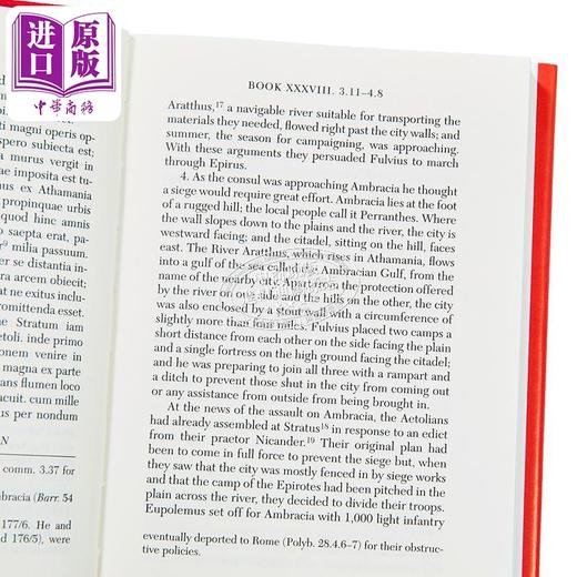 【中商原版】蒂托·李维：罗马史，卷十一（洛布古典丛书）（原文拉英对照版） 英文原版 History of Rome, Volume XI Livy 商品图2