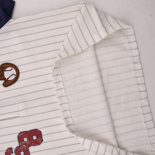 棉果果夏季商场专柜同款男童撞色插肩短袖T恤M212140225343 商品图3