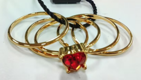 （文创）NNF-手工迷你爱心组合戒指套装(SHA071011)