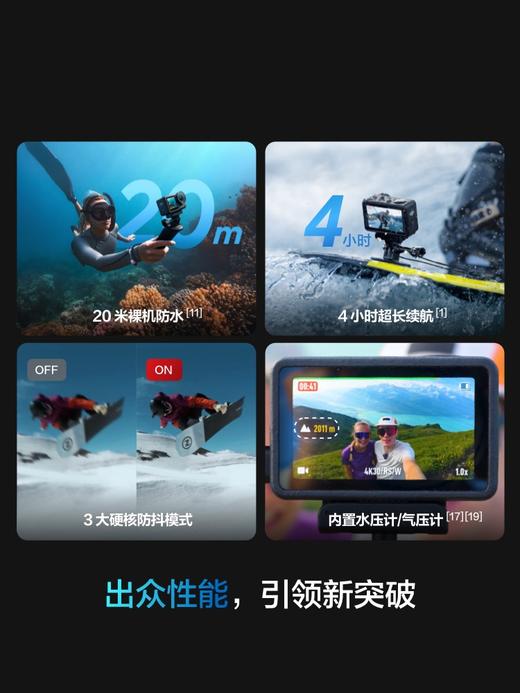 大疆 Osmo Action 5 Pro 运动相机 商品图3